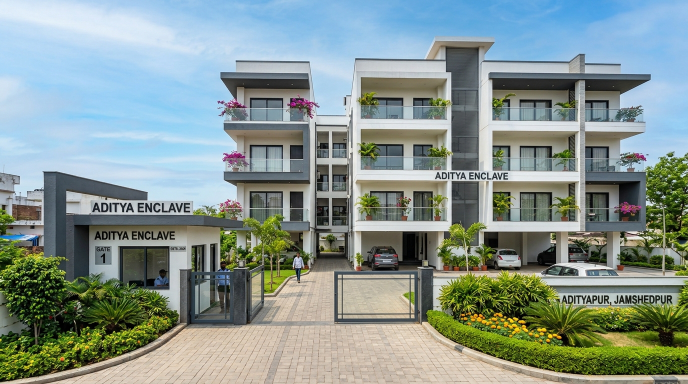 2 BHK ready-to-move flat for sale in Adityapur Jamshedpur - RC Enterprises