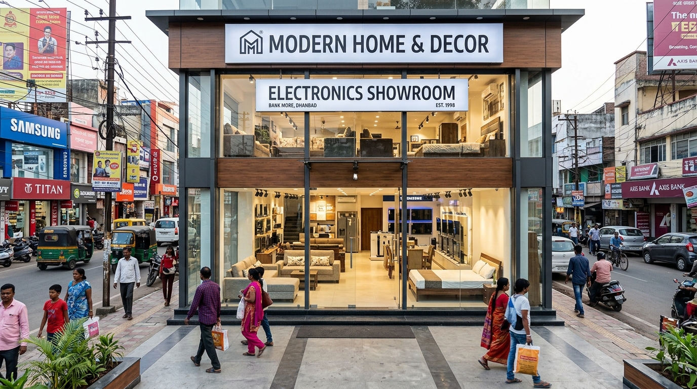 Commercial retail shop and showroom for sale at Bank More Dhanbad - RC Enterprises