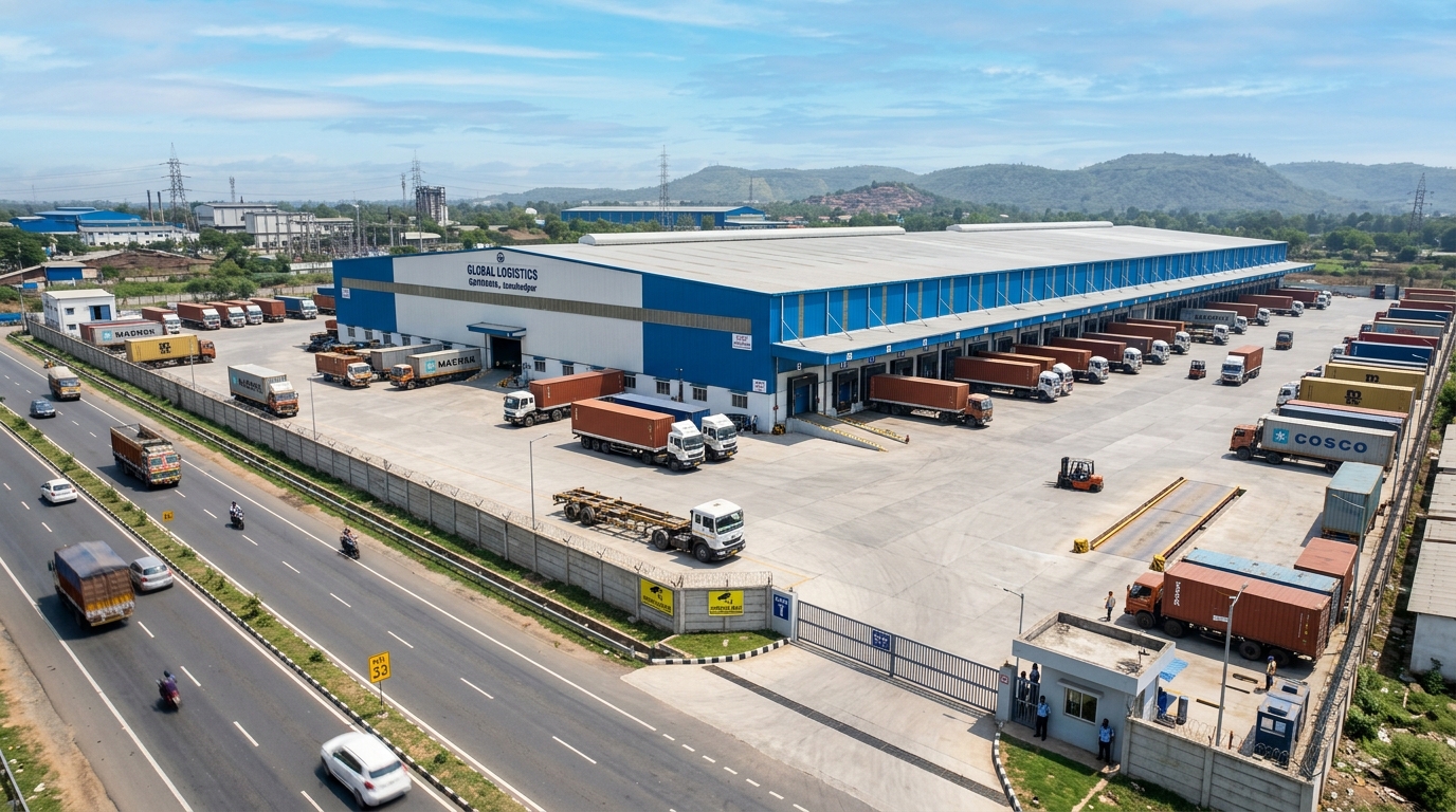 Industrial commercial warehouse godown on NH-33 Gamharia Jamshedpur - RC Enterprises