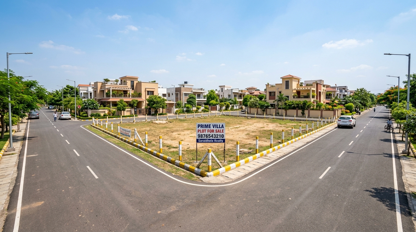 Luxury corner vacant plot for villa in Saraidhela Dhanbad - RC Enterprises